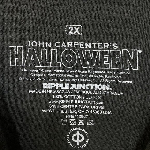 John Carpenter's Halloween Michael Myers Racing 78 T-Shirt 2XL - Picture 4 of 4